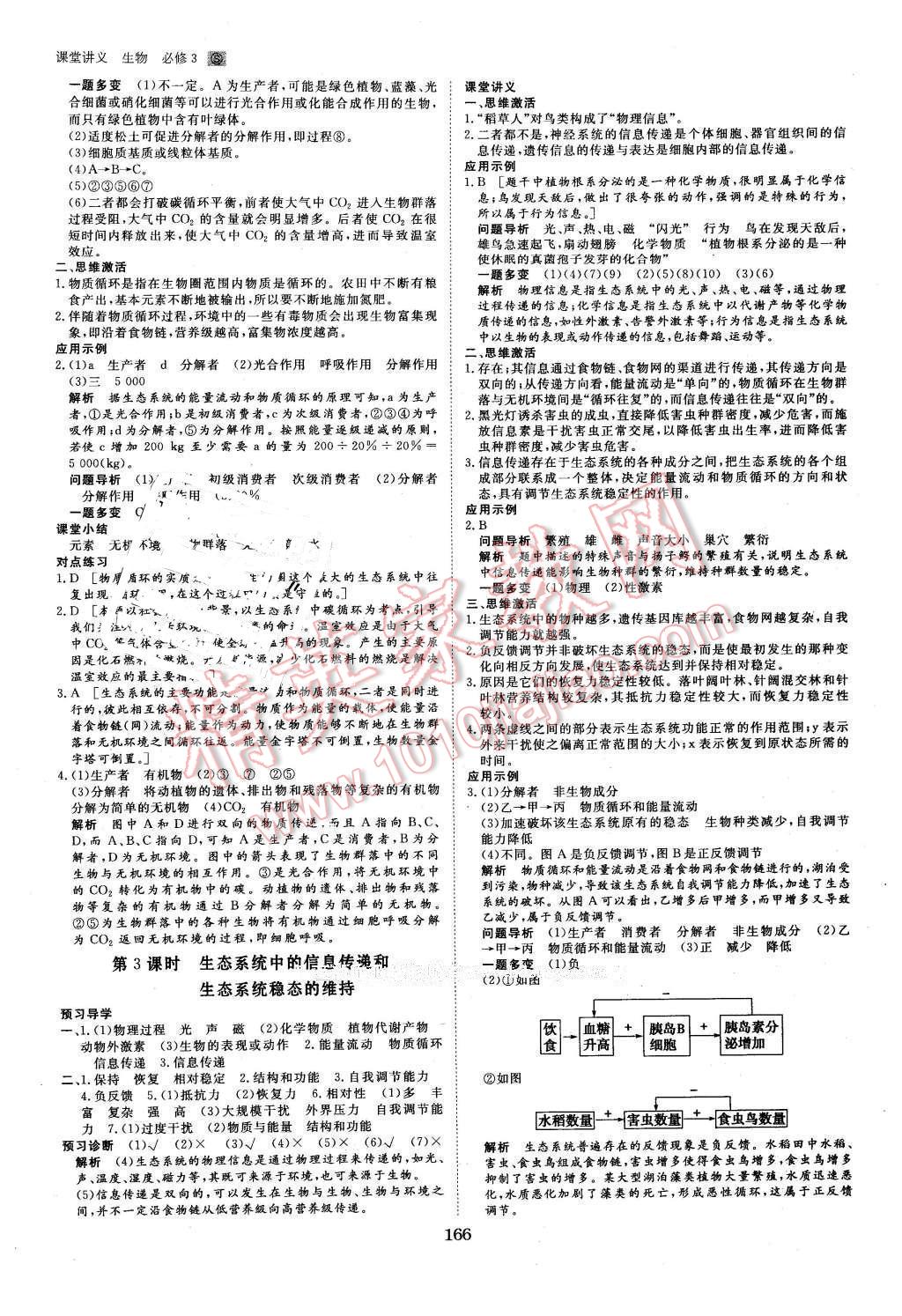 2016年創(chuàng)新設(shè)計(jì)課堂講義生物必修3蘇教版 第13頁