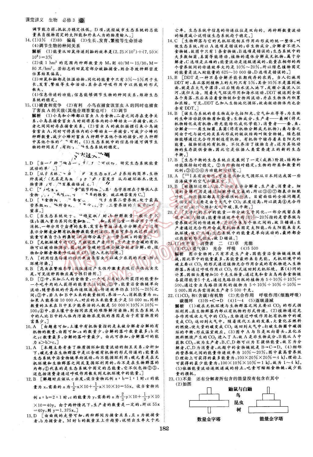 2016年創(chuàng)新設(shè)計(jì)課堂講義生物必修3蘇教版 第29頁(yè)