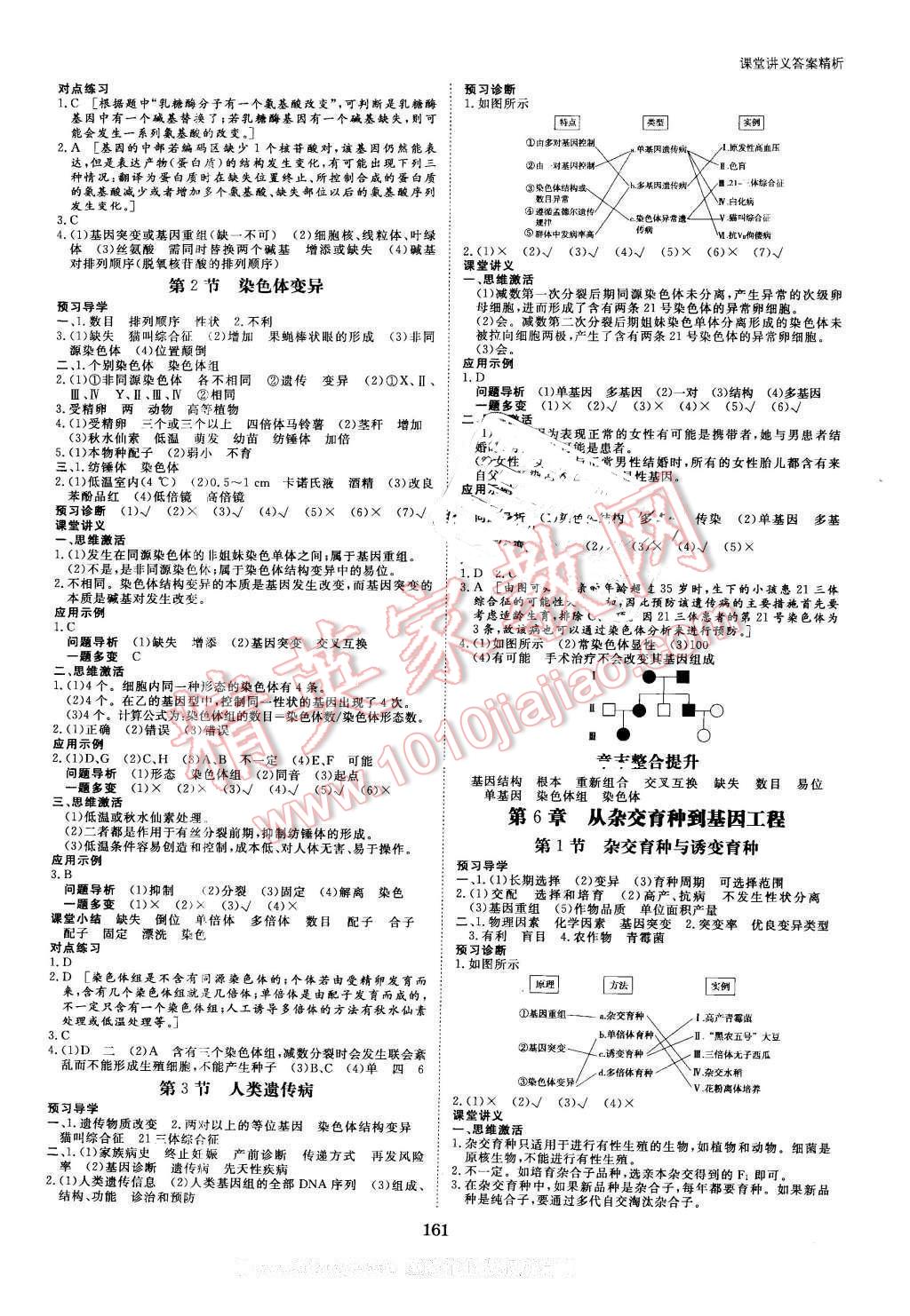 2016年創(chuàng)新設(shè)計(jì)課堂講義生物必修2人教版 第8頁(yè)