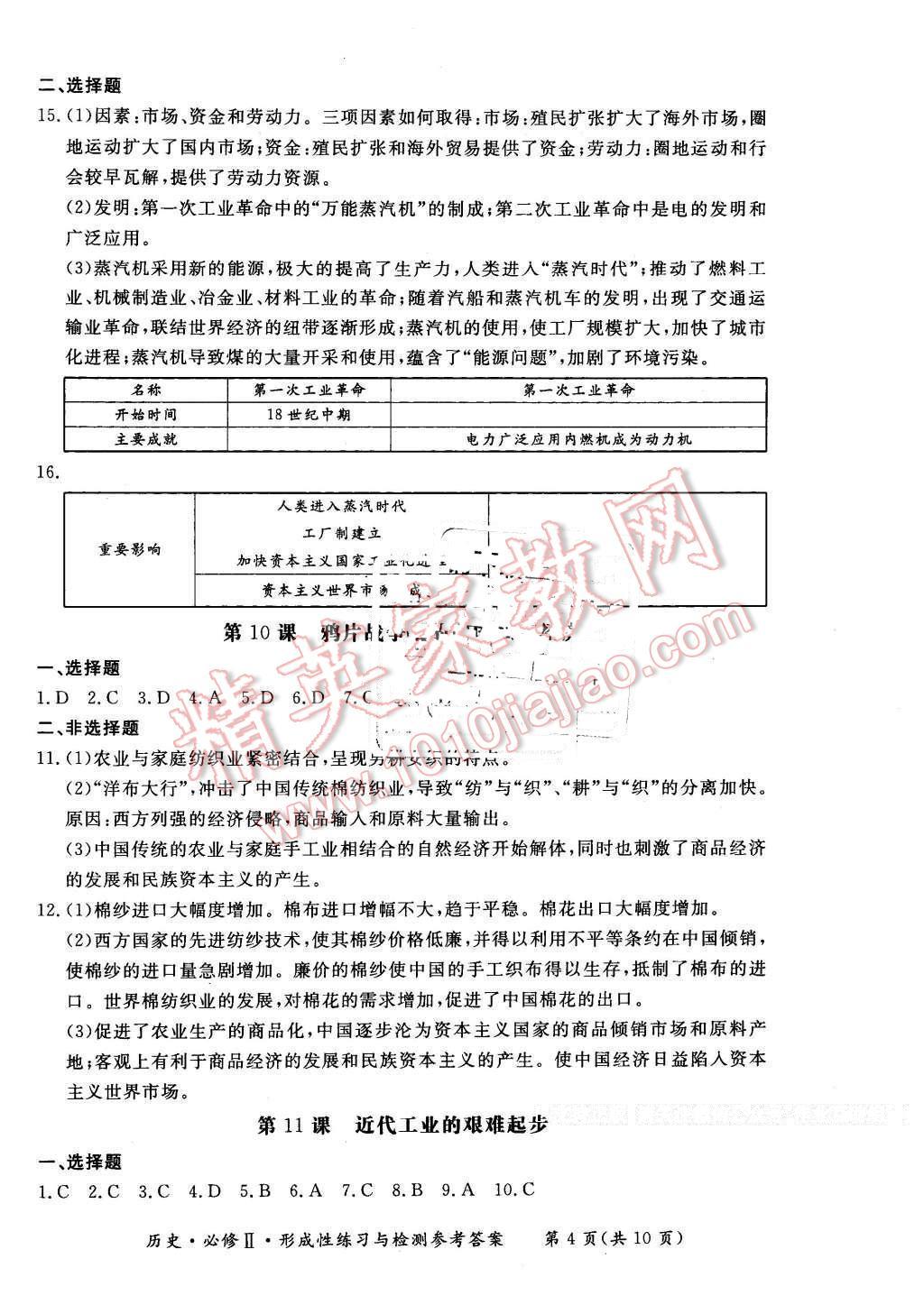2016年新課標形成性練習與檢測歷史必修2岳麓版 第4頁