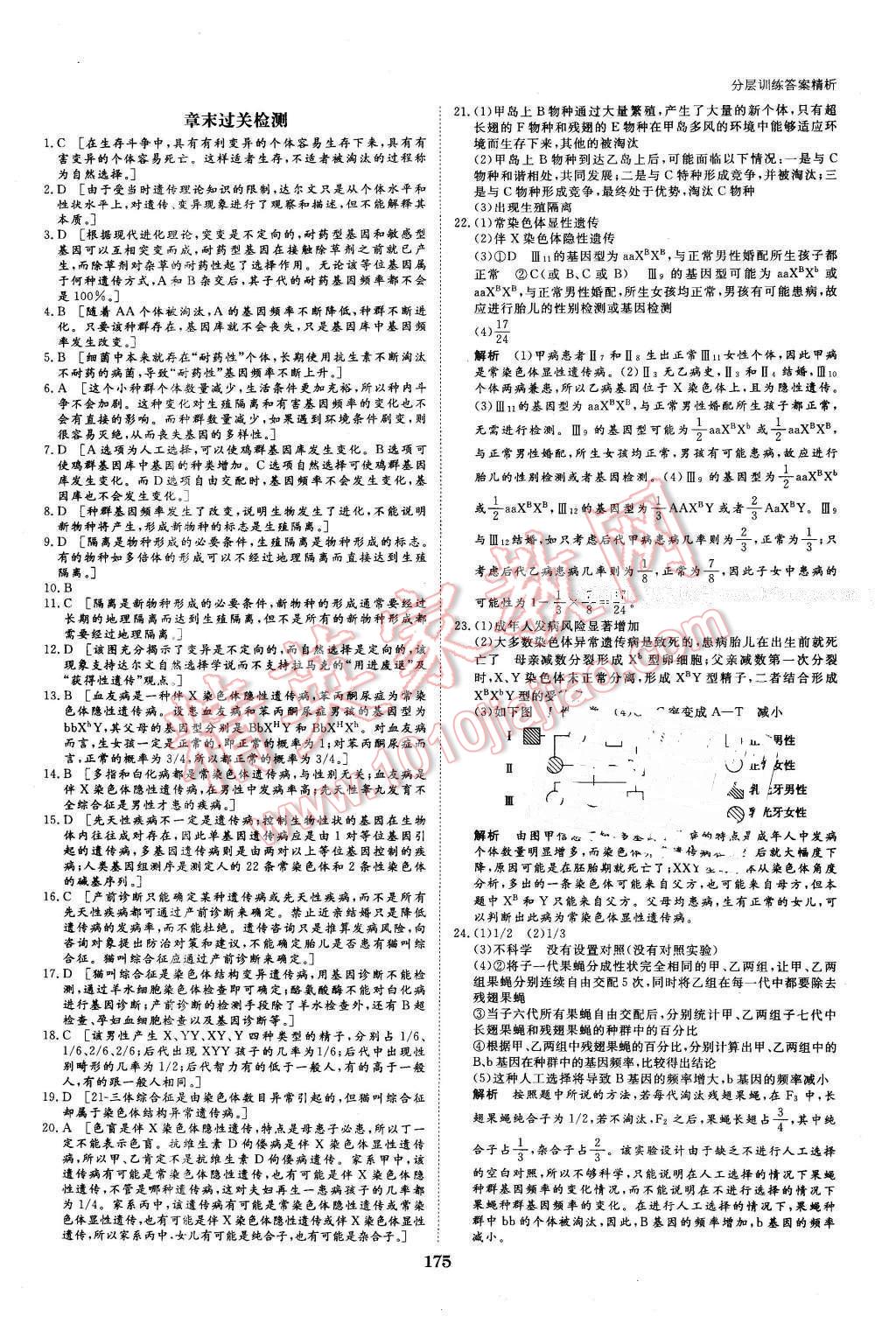 2016年創(chuàng)新設(shè)計課堂講義生物必修2浙科版 第30頁