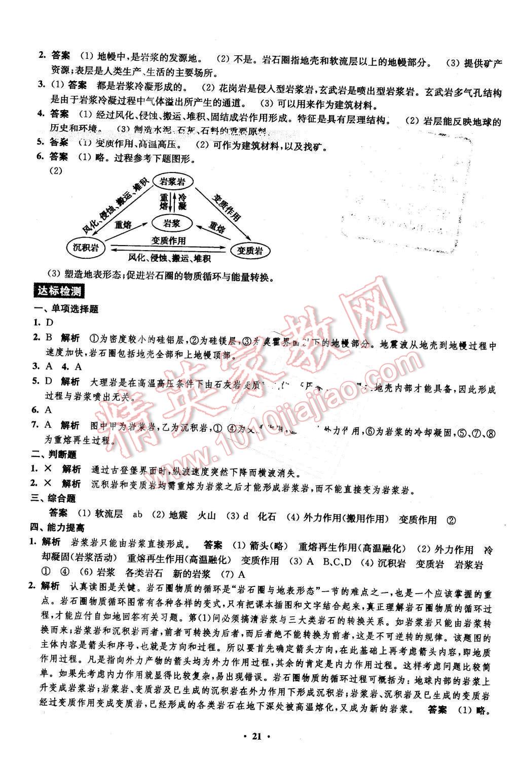 2016年鳳凰新學(xué)案高中地理必修1魯教版B版 第19頁(yè)