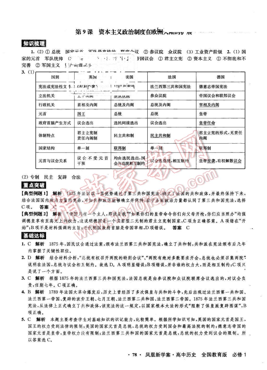 2016年鳳凰新學(xué)案高中歷史必修1全國(guó)教育版B版 第34頁(yè)