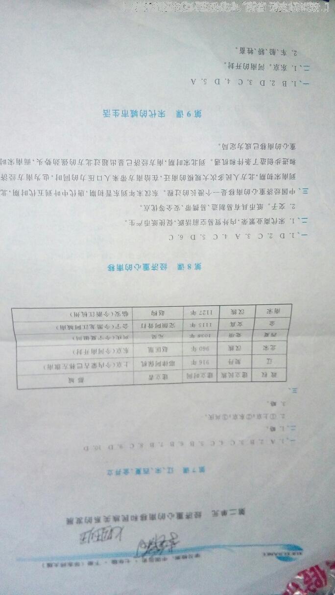 2015年學習檢測七年級歷史下冊華東師大版 第16頁