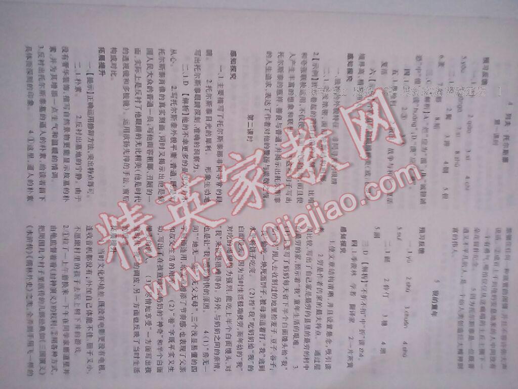 2015年基礎(chǔ)訓(xùn)練八年級語文下冊人教版河南省內(nèi)使用 第11頁