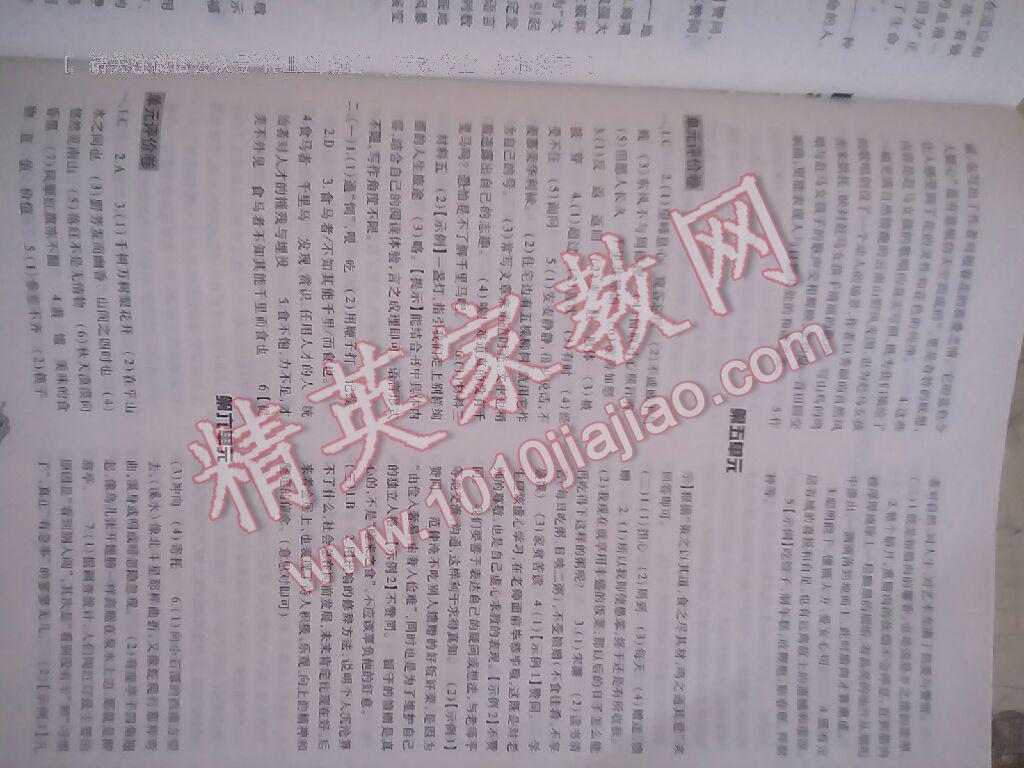 2015年基礎(chǔ)訓(xùn)練八年級語文下冊人教版河南省內(nèi)使用 第33頁