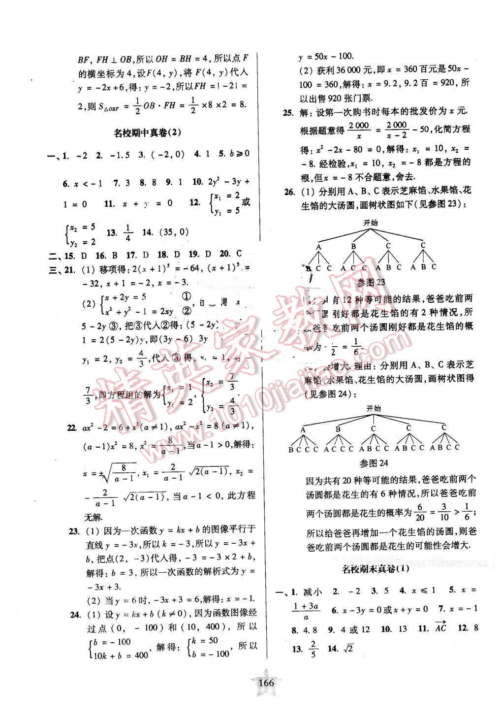 2016年一卷通關(guān)八年級數(shù)學(xué)第二學(xué)期 第22頁