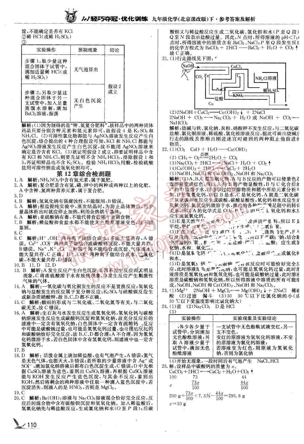 2016年1加1輕巧奪冠優(yōu)化訓(xùn)練九年級化學(xué)下冊北京課改版銀版 第15頁