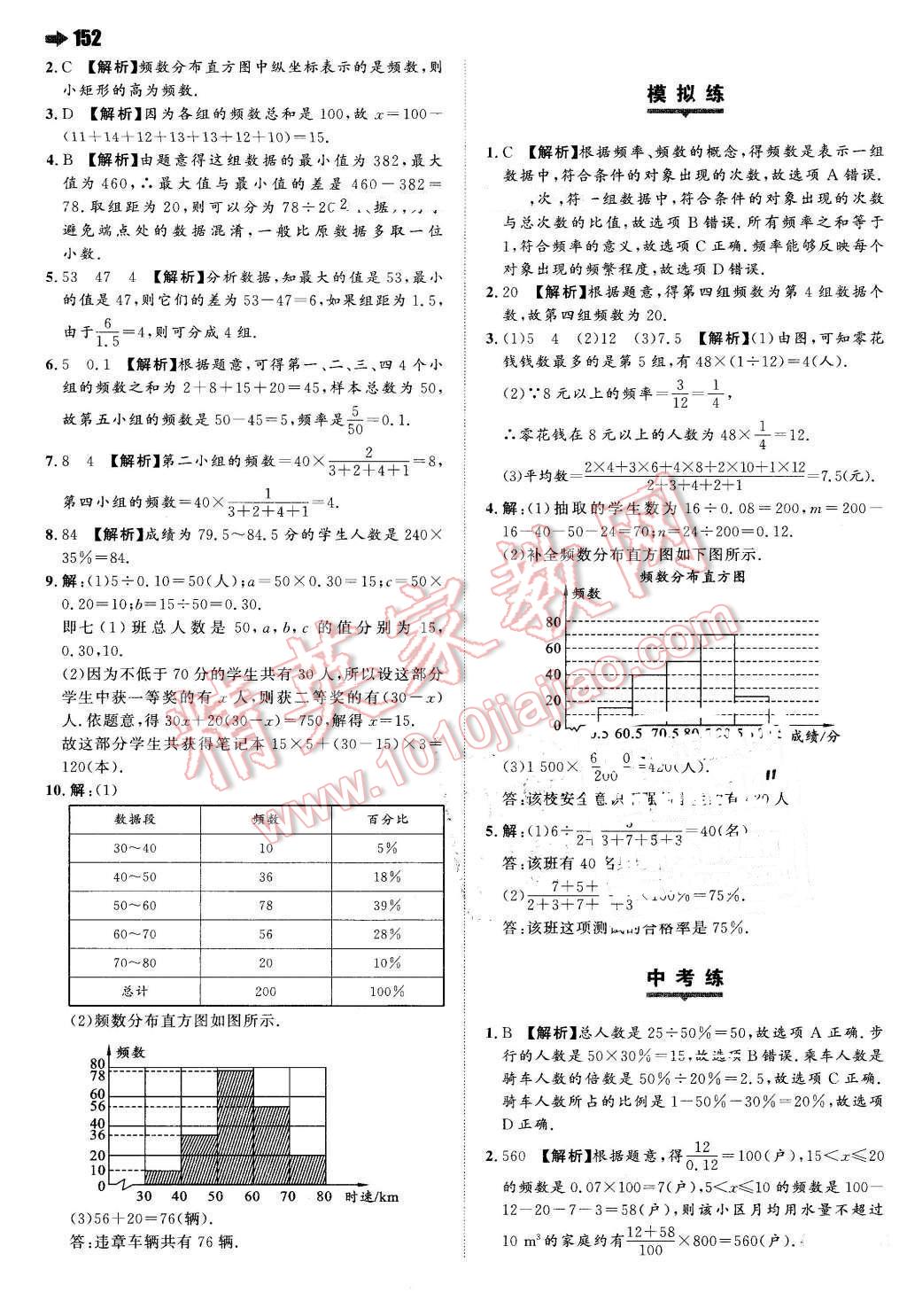 2016年一本七年級數(shù)學(xué)下冊人教版 第30頁