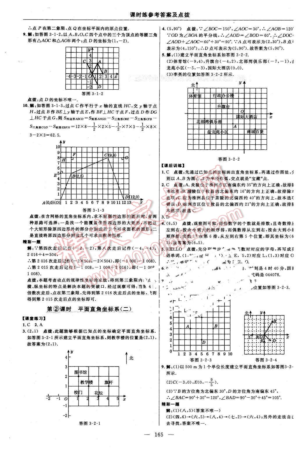 2016年點(diǎn)撥訓(xùn)練八年級數(shù)學(xué)下冊湘教版 第35頁