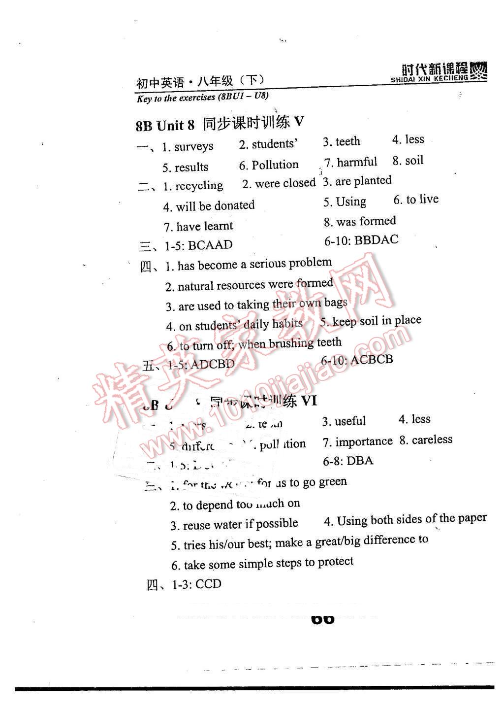 2016年時(shí)代新課程初中英語(yǔ)八年級(jí)下冊(cè) 第66頁(yè)