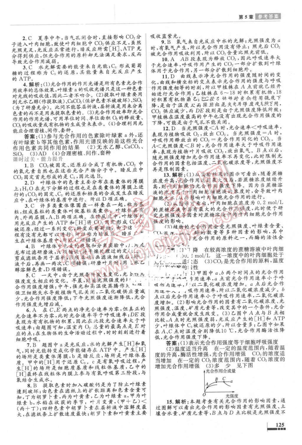 2016年高中同步測控優(yōu)化設(shè)計生物必修1人教版 第19頁