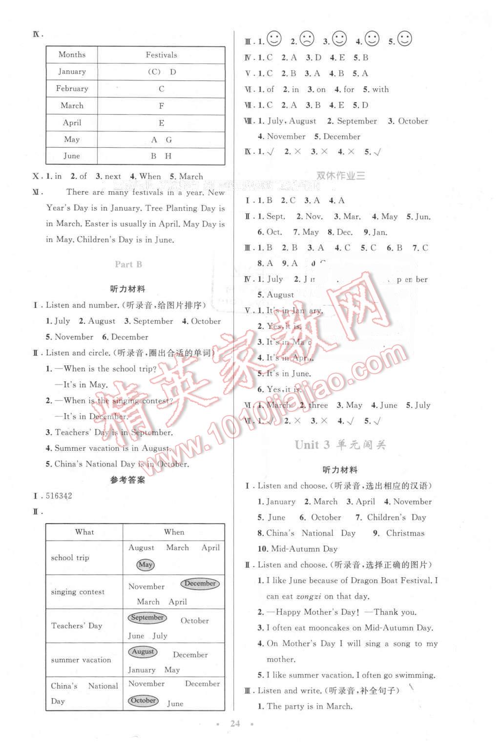 2016年小学同步测控优化设计五年级英语下册人教PEP版三起 第4页