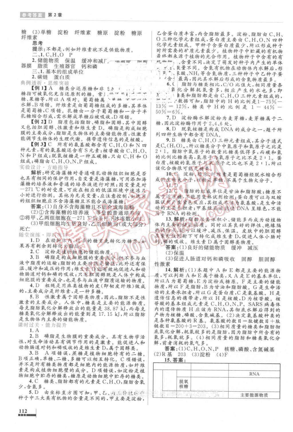 2016年高中同步測控優(yōu)化設(shè)計生物必修1人教版 第6頁