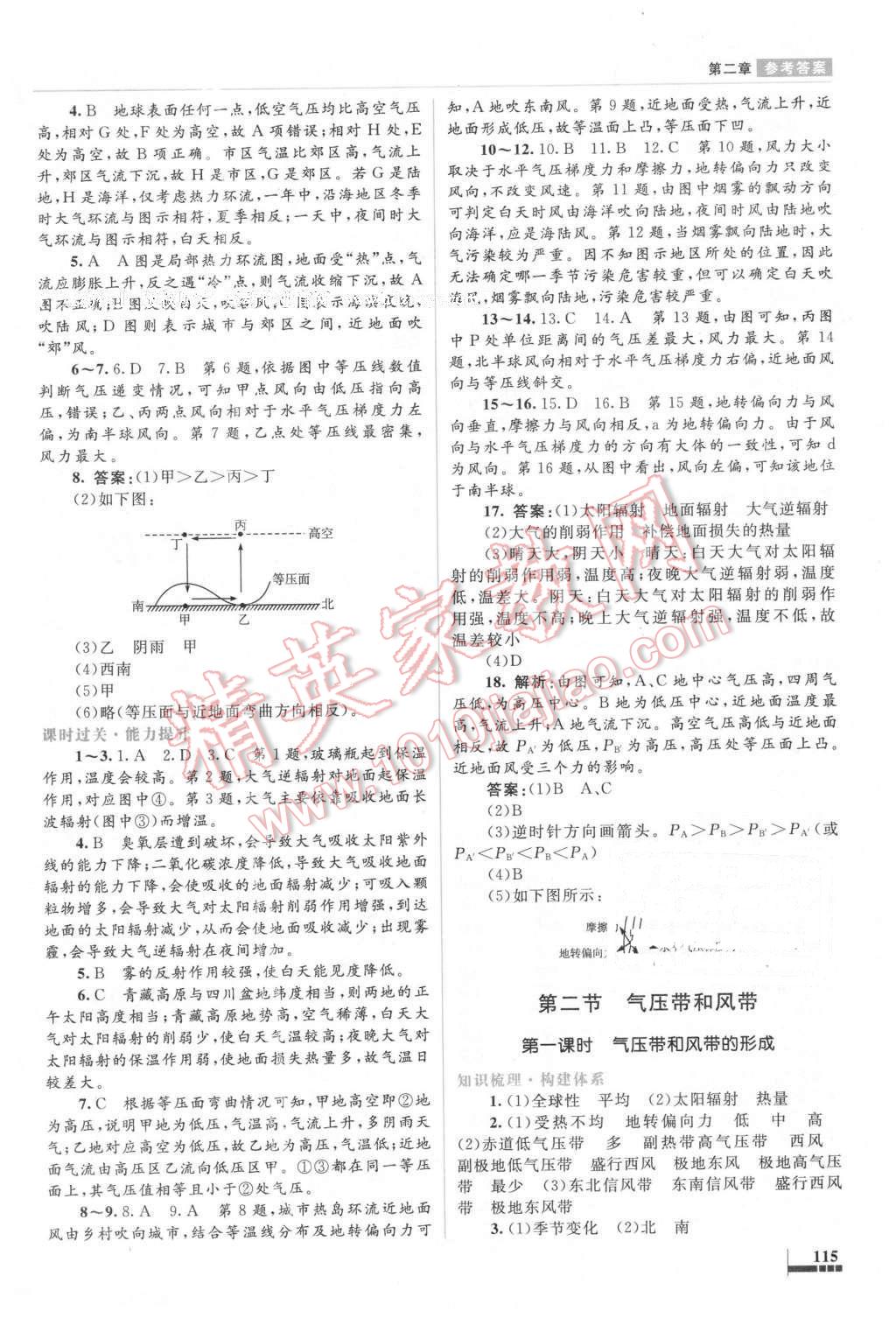 2016年高中同步測(cè)控優(yōu)化設(shè)計(jì)地理必修1人教版 第8頁(yè)