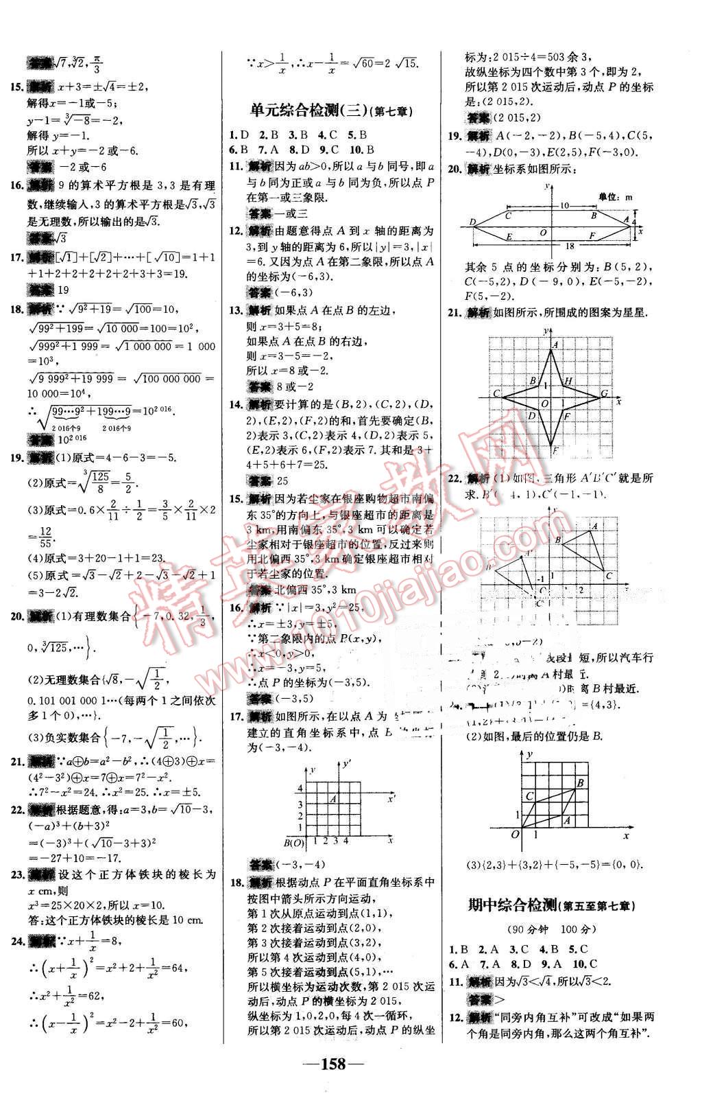 2016年世纪金榜百练百胜七年级数学下册人教版 第28页