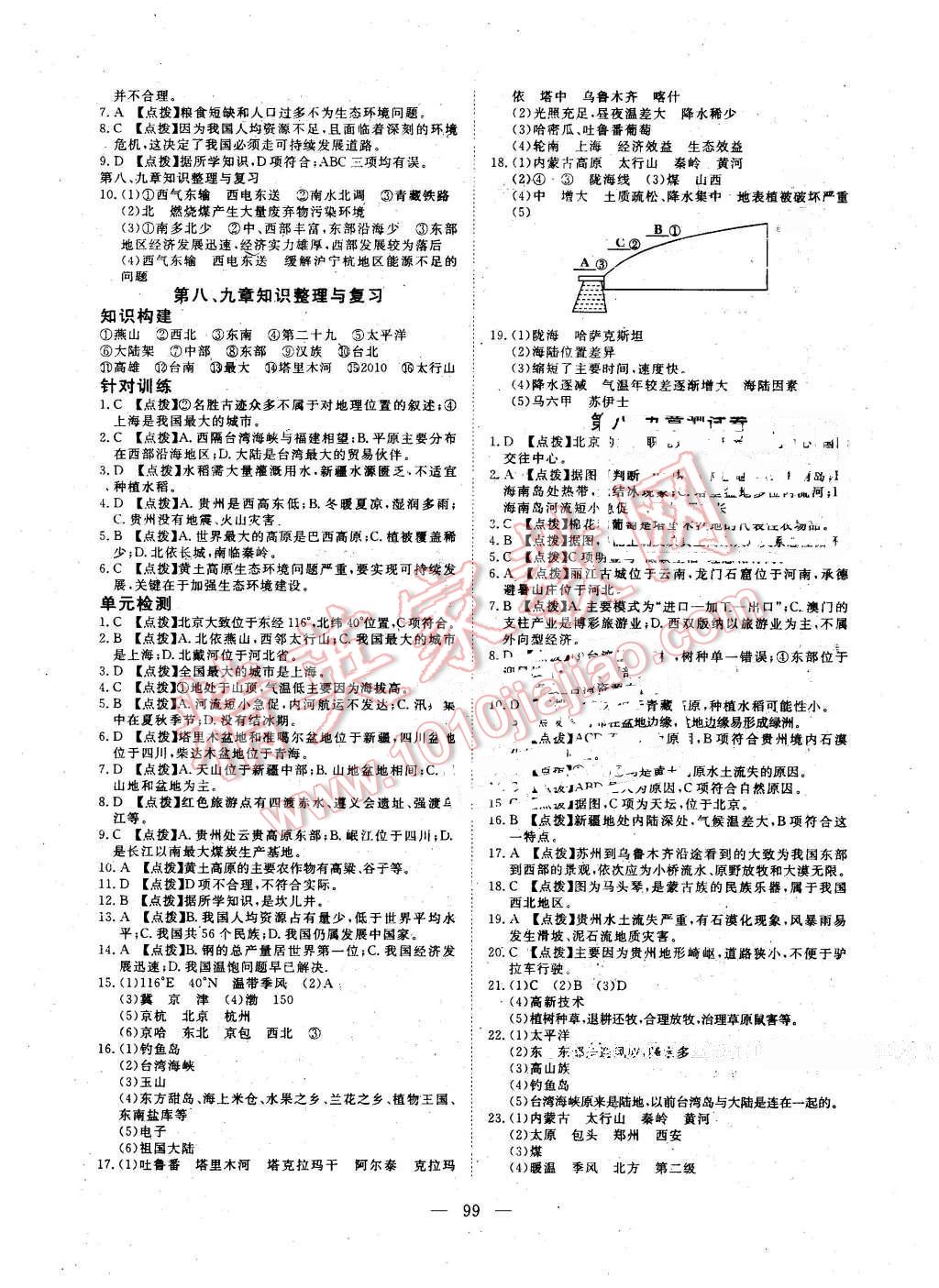 2016年351高效课堂导学案八年级地理下册湘教版 第11页