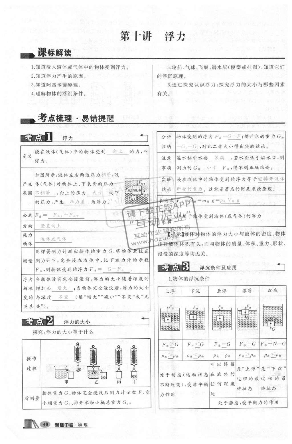 2016年聚焦中考物理 第190頁(yè)