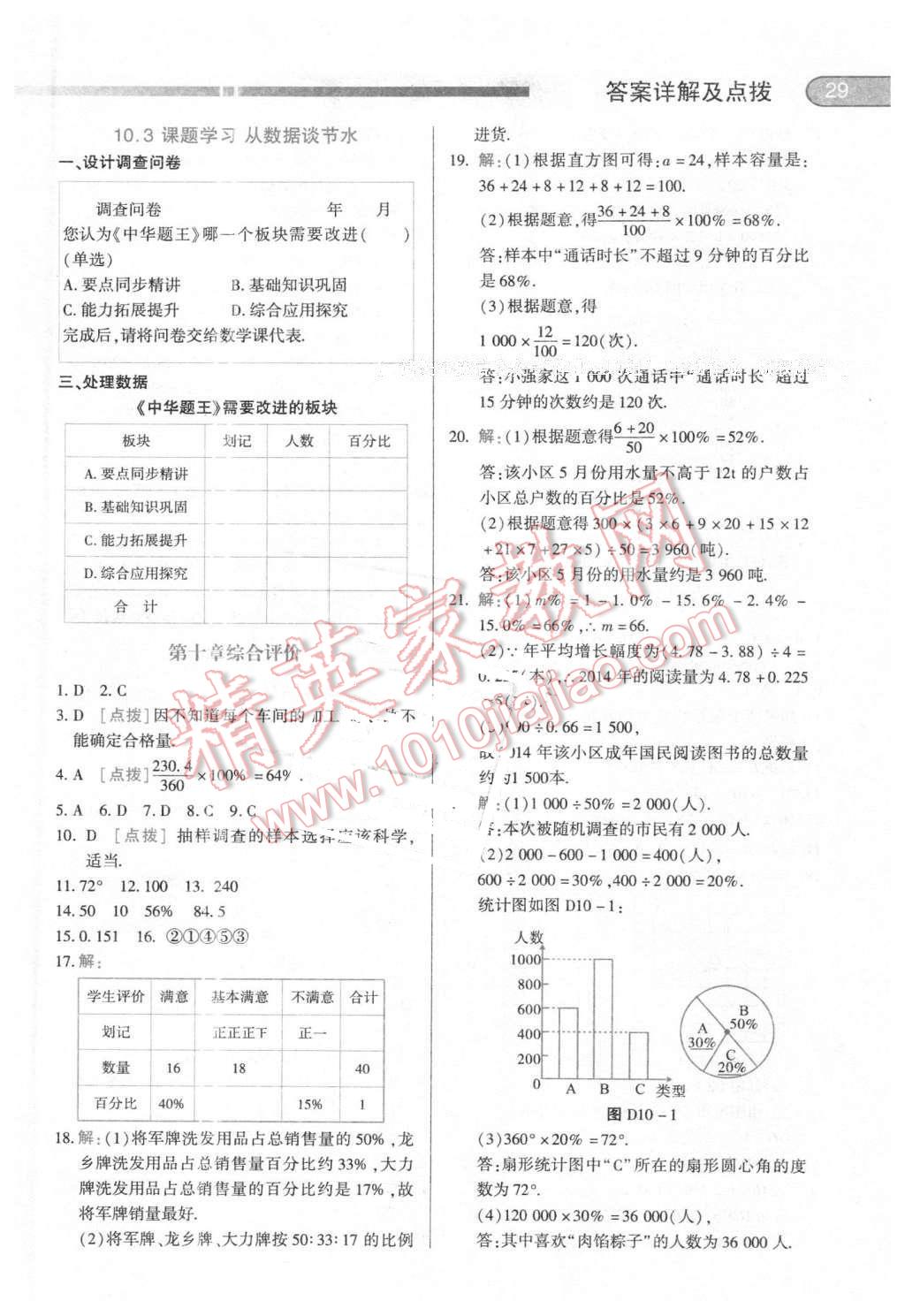 2016年中华题王七年级数学下册人教版 第28页