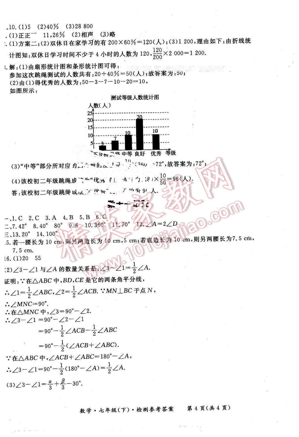 2016年形成性練習(xí)與檢測七年級數(shù)學(xué)下冊 第28頁