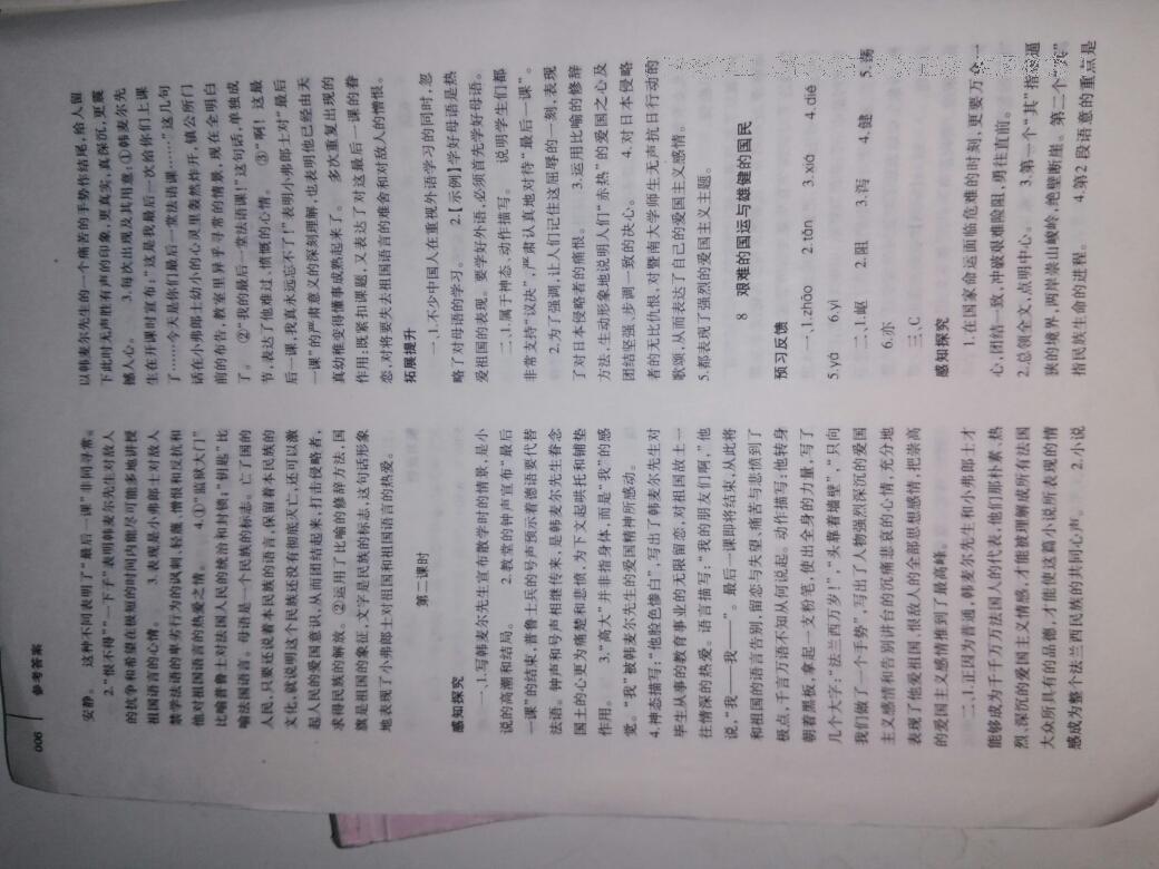 2015年基礎(chǔ)訓(xùn)練七年級語文下冊人教版僅限河南省使用大象出版社 第217頁