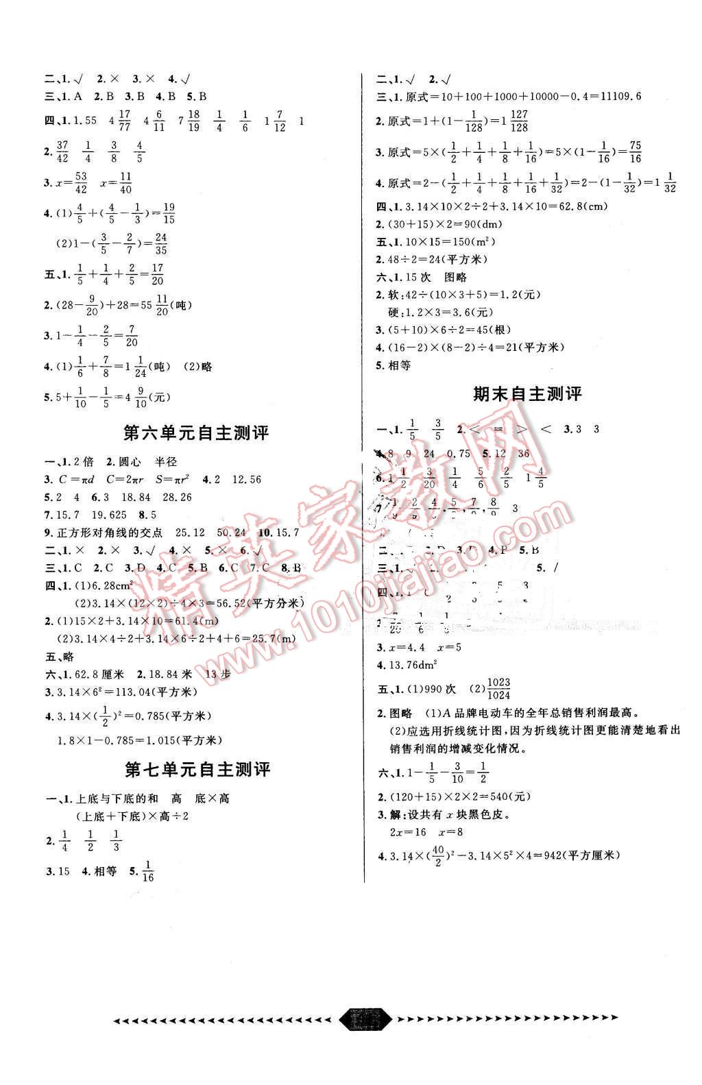 2016年陽光計(jì)劃第一步五年級(jí)數(shù)學(xué)下冊蘇教版 第12頁