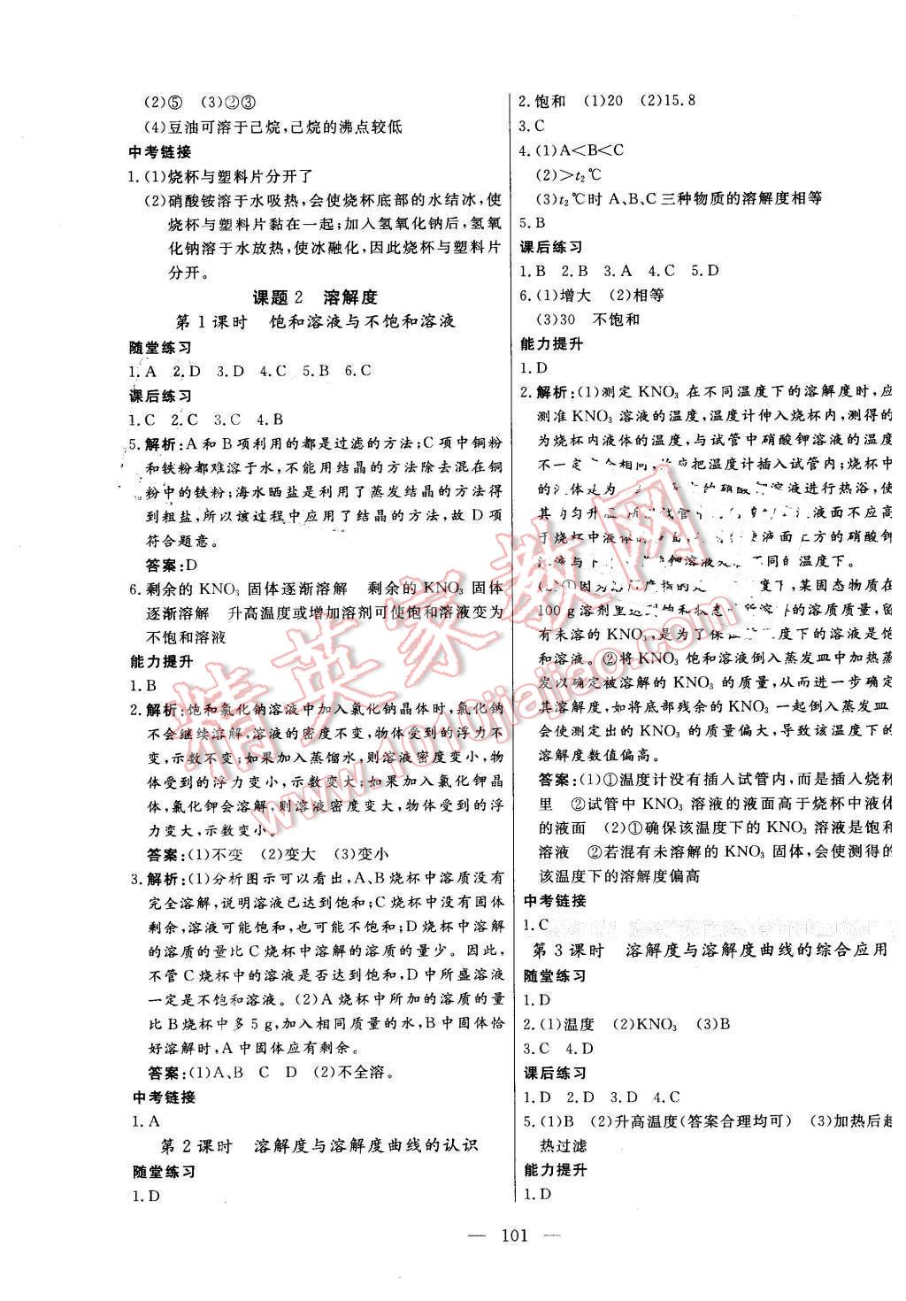 2016年自主訓(xùn)練九年級(jí)化學(xué)下冊(cè)人教版 第5頁