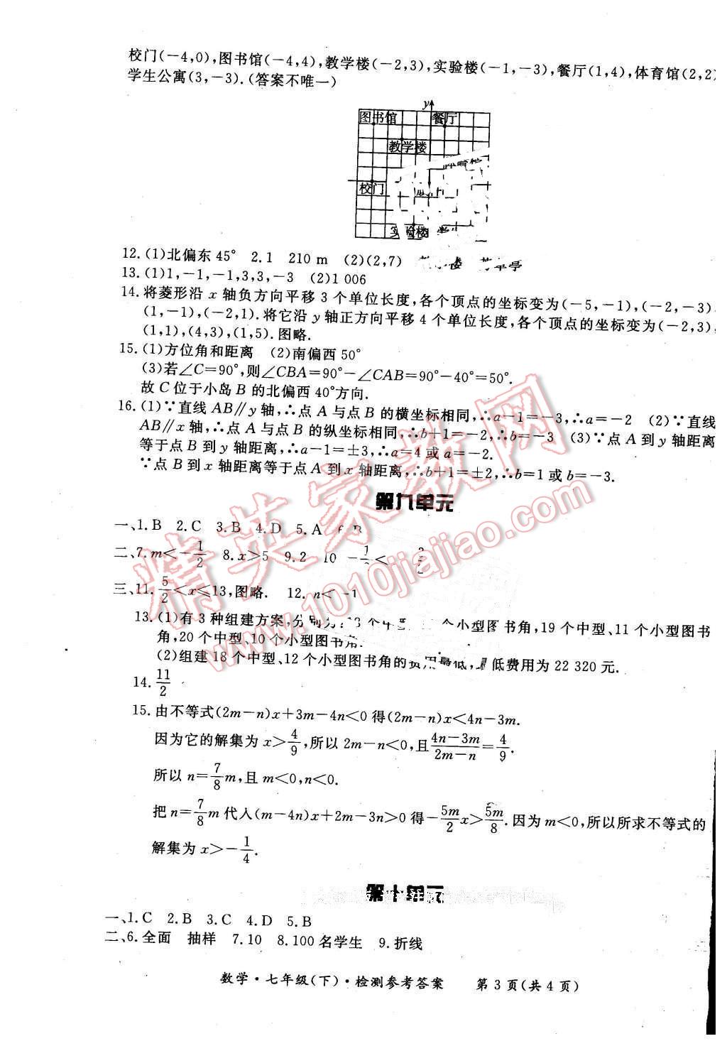 2016年形成性練習(xí)與檢測七年級數(shù)學(xué)下冊 第27頁