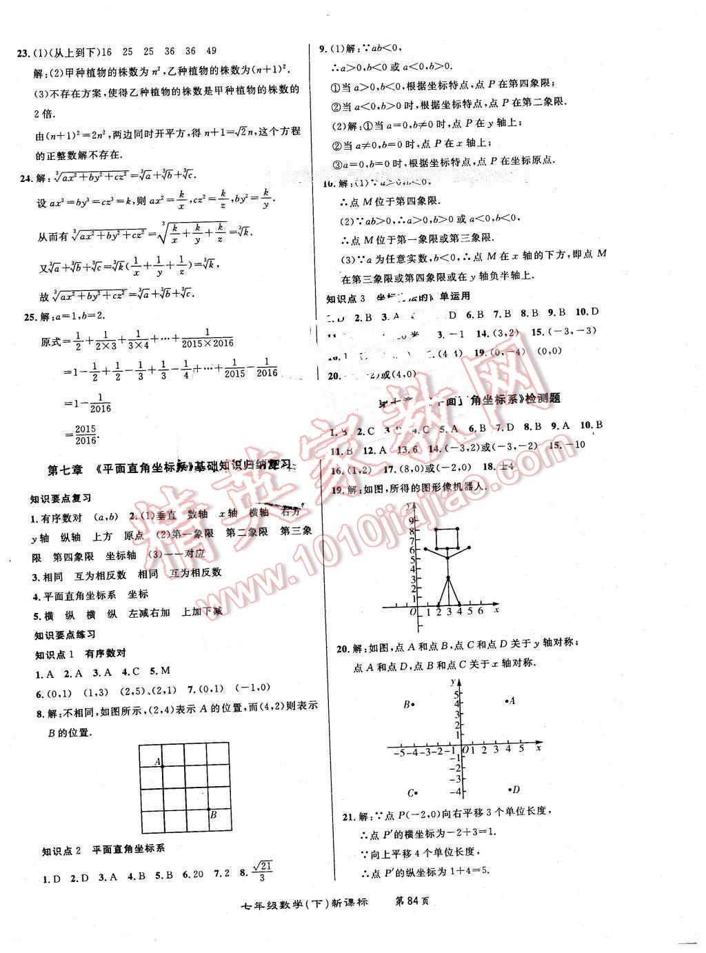 2015年百所名校精點試題七年級數(shù)學下冊人教版 第4頁