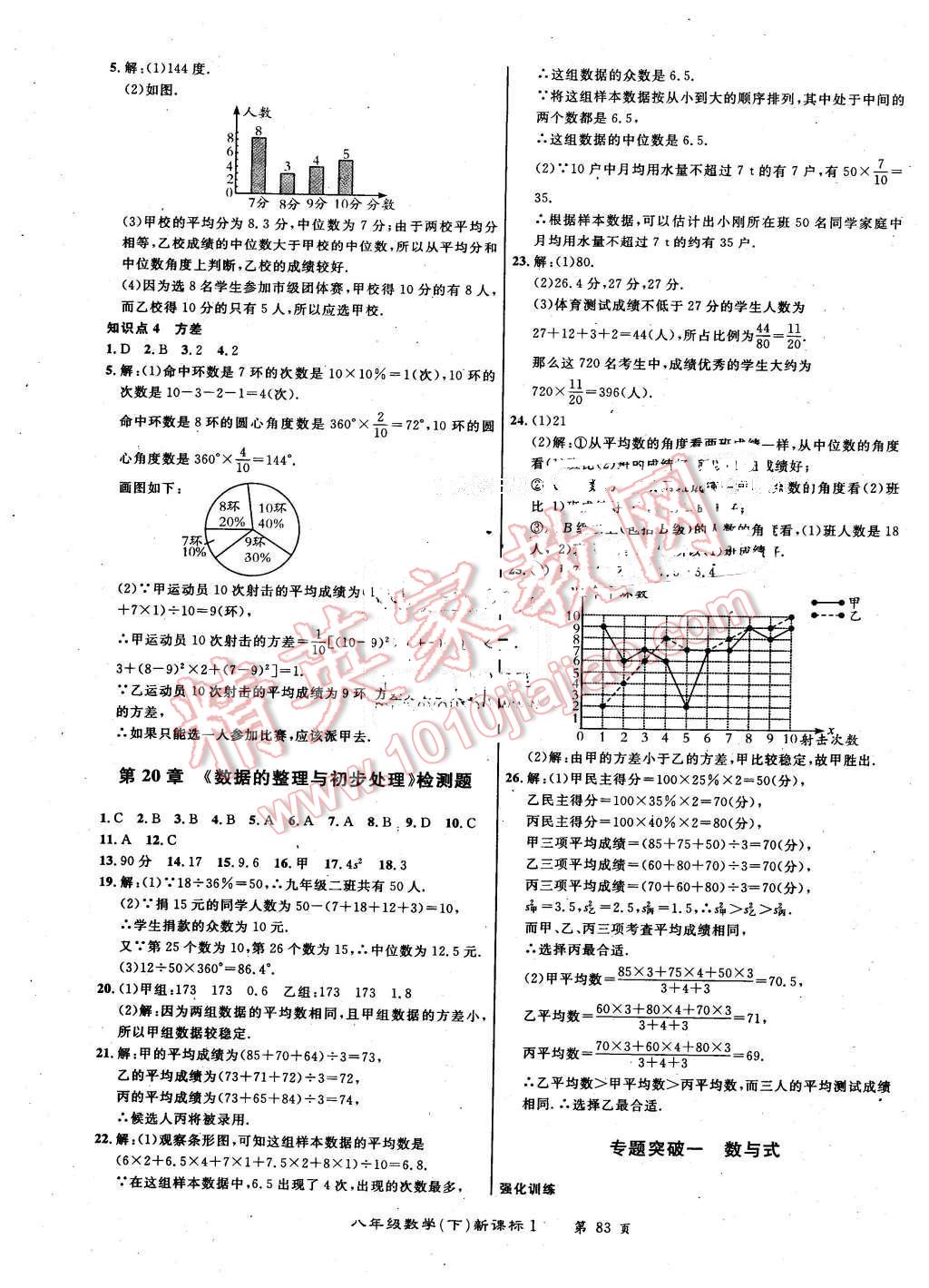 2015年百所名校精點(diǎn)試題八年級(jí)數(shù)學(xué)下冊(cè)華師大版 第11頁(yè)