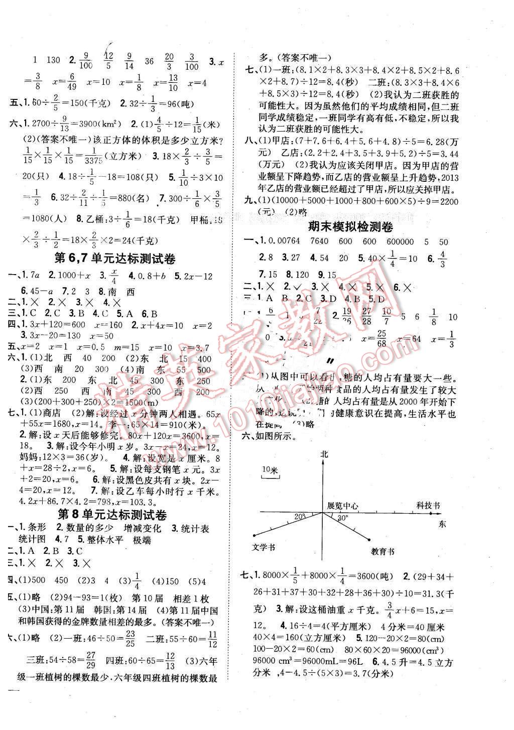 2016年全科王同步課時練習五年級數(shù)學下冊北師大版 第10頁