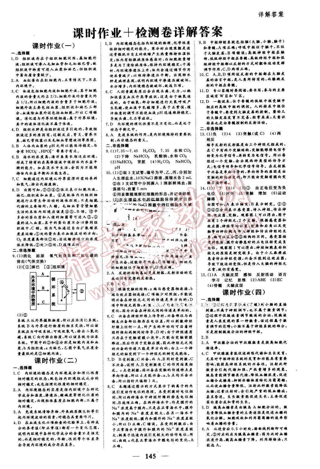 2016年優(yōu)化探究同步導(dǎo)學(xué)案生物必修3人教版 第11頁