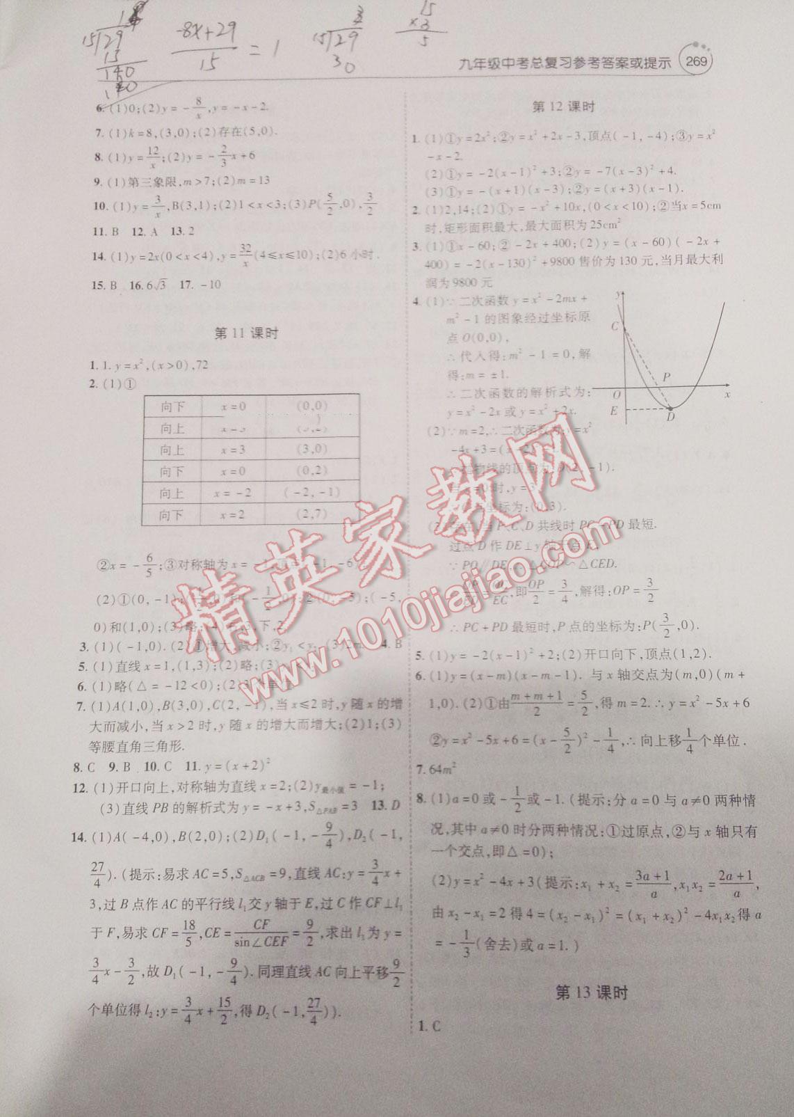 2014年初中數(shù)學(xué)課堂導(dǎo)學(xué)案中考總復(fù)習(xí) 第3頁(yè)