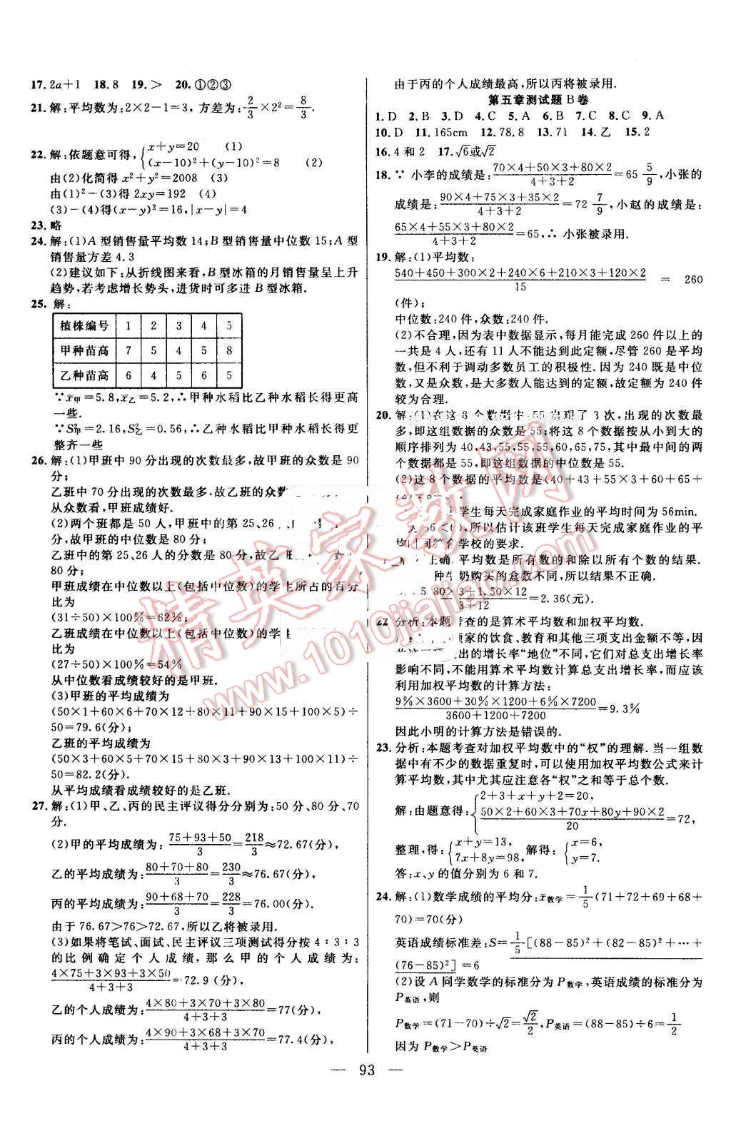 2016年名師導(dǎo)航完全大考卷八年級數(shù)學(xué)下冊人教版 第5頁