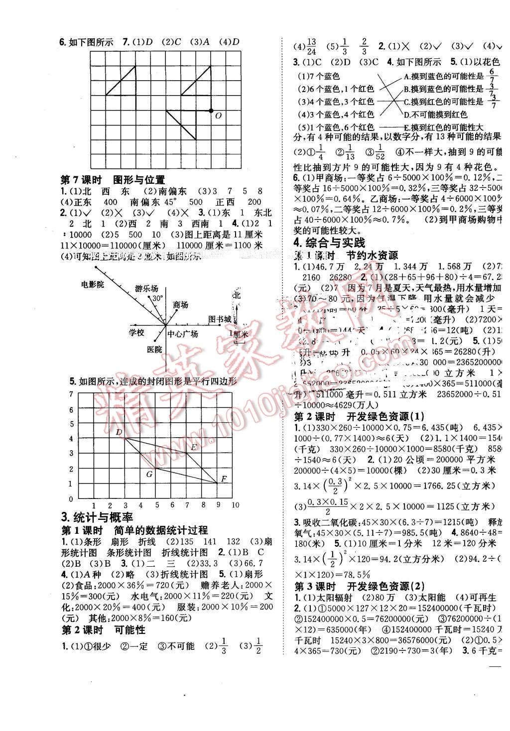 2016年全科王同步課時(shí)練習(xí)六年級(jí)數(shù)學(xué)下冊(cè)冀教版 第7頁