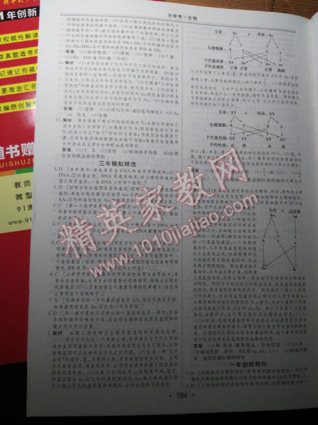 大中考生物 第22页