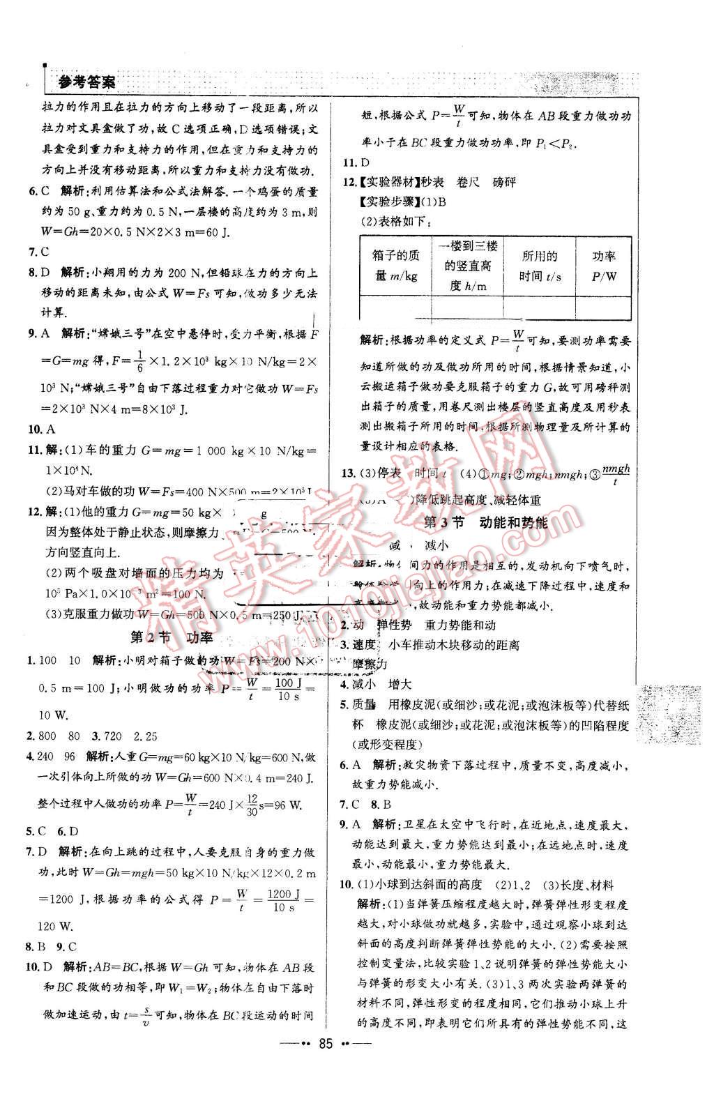 2016年99加1活頁(yè)卷八年級(jí)物理下冊(cè)人教版 第9頁(yè)