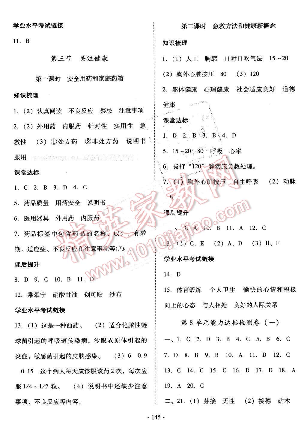 2016年云南省標(biāo)準(zhǔn)教輔優(yōu)佳學(xué)案八年級(jí)生物學(xué)下冊蘇教版 第13頁