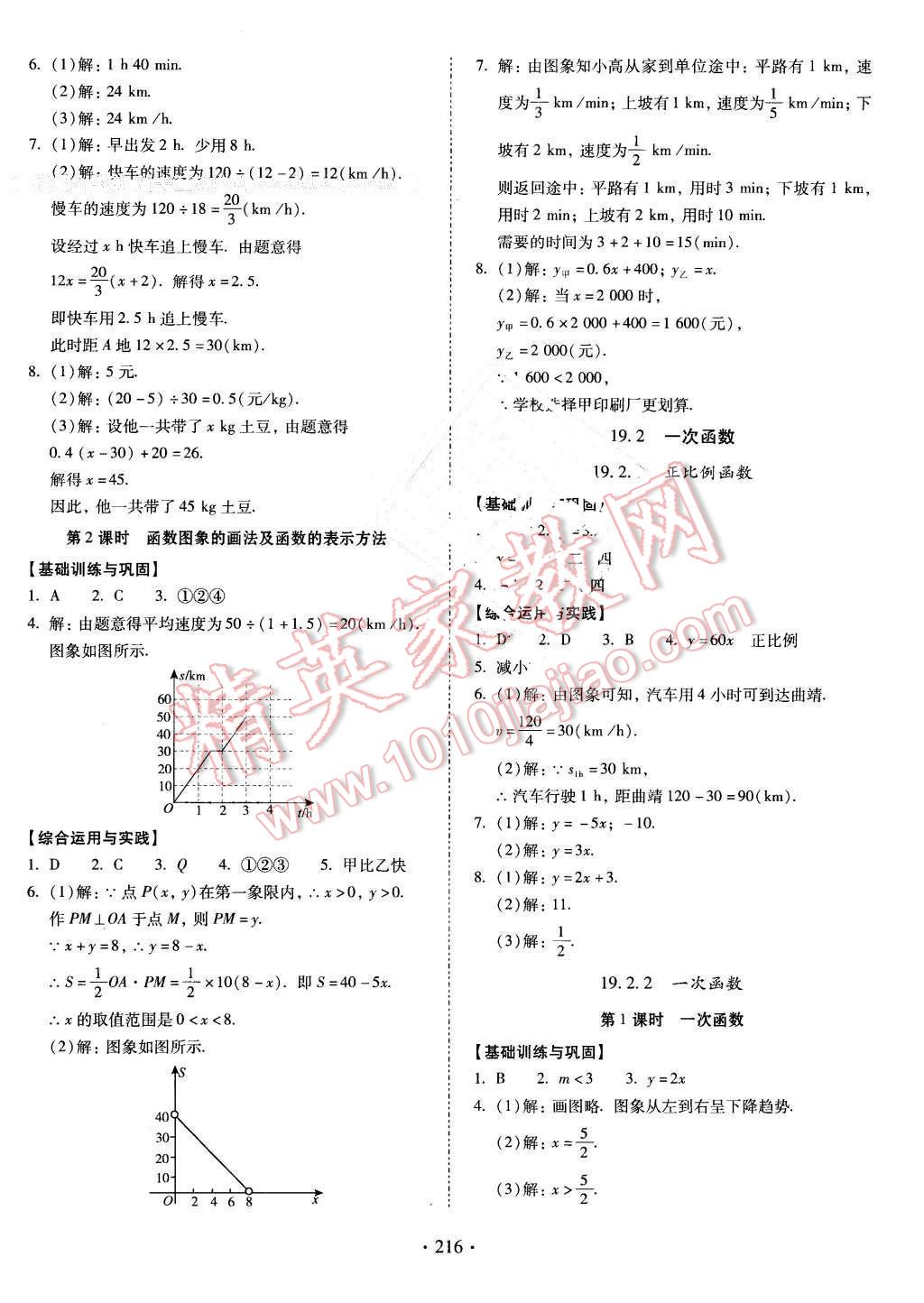 2016年云南省标准教辅优佳学案八年级数学下册人教版 第12页