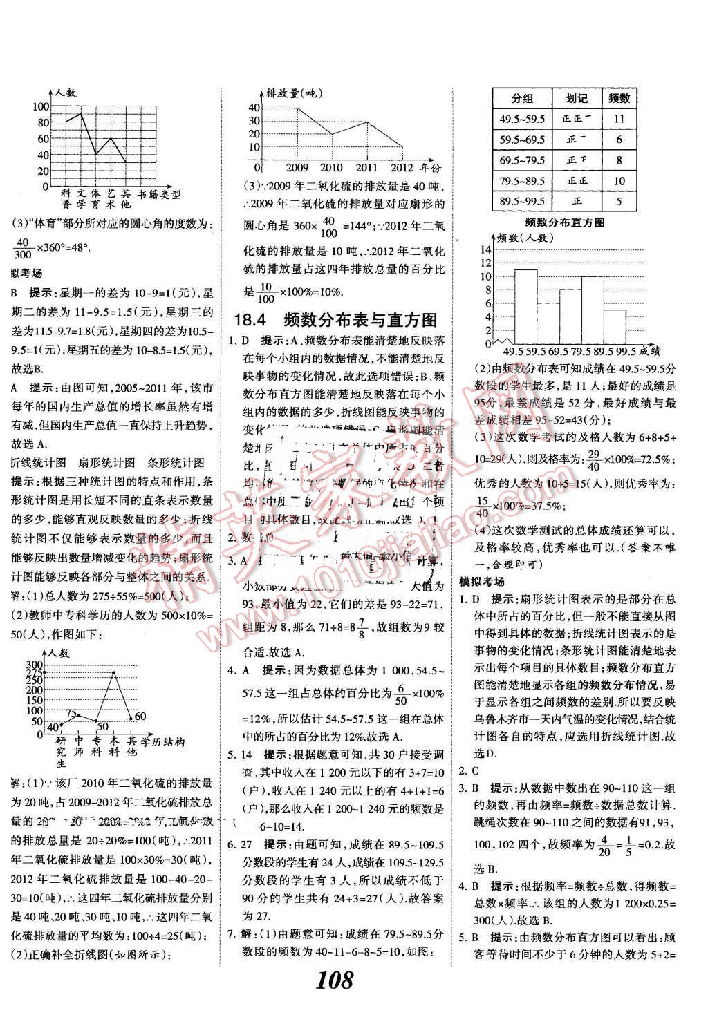 2016年全优课堂考点集训与满分备考八年级数学下册冀教版 第4页