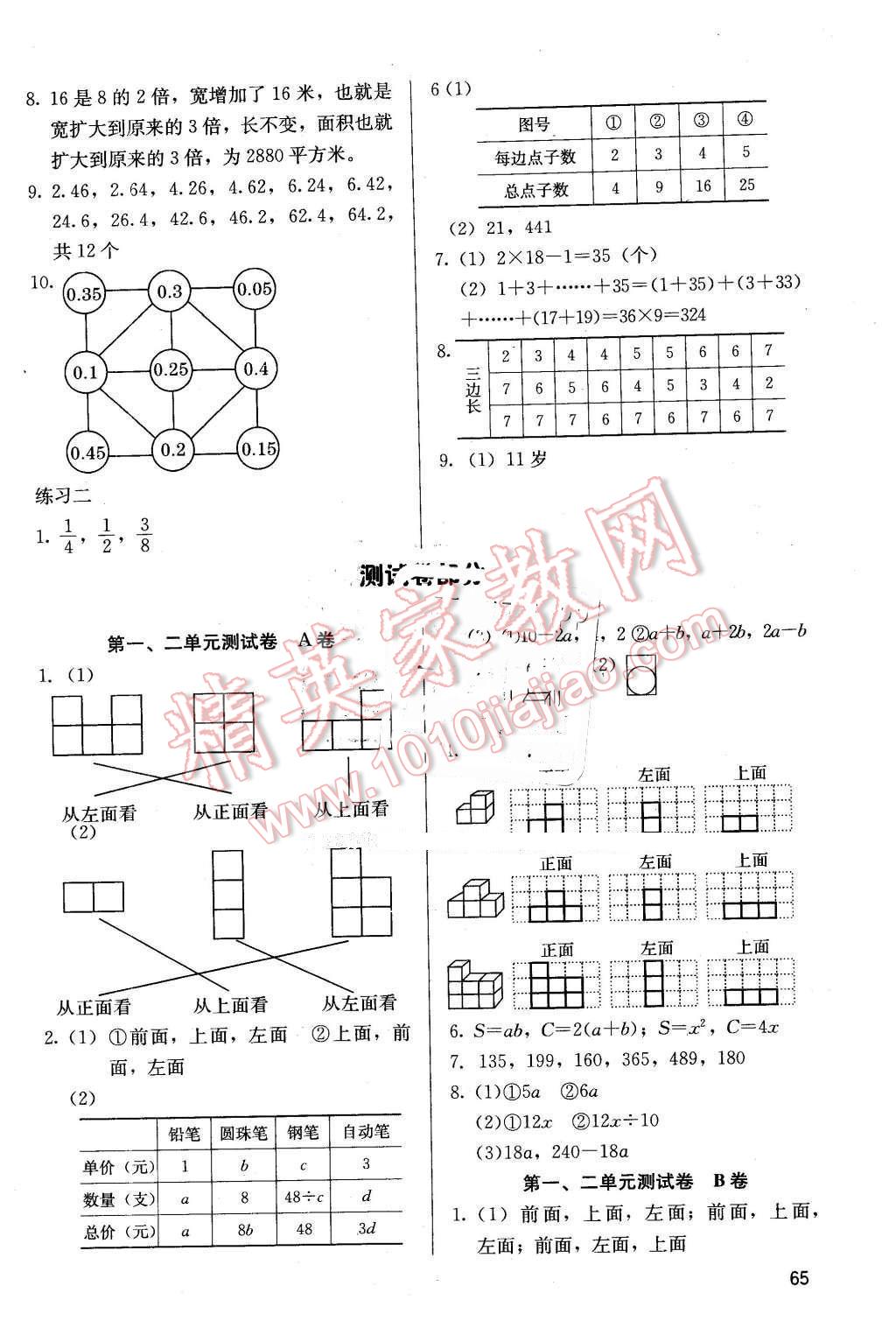 2016年基本功訓練四年級數(shù)學下冊冀教版 第8頁