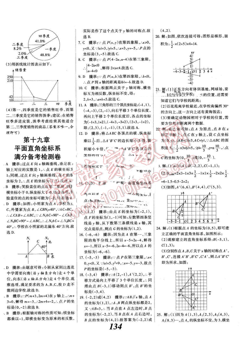 2016年全優(yōu)課堂考點(diǎn)集訓(xùn)與滿分備考八年級數(shù)學(xué)下冊冀教版 第30頁