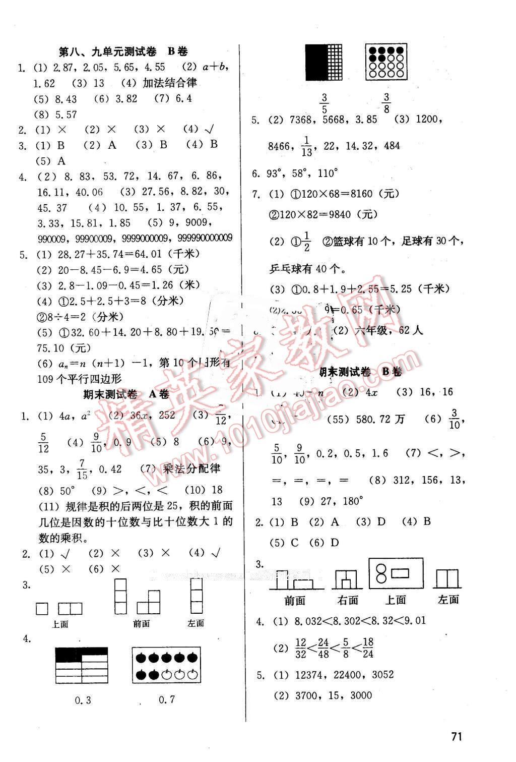 2016年基本功訓(xùn)練四年級(jí)數(shù)學(xué)下冊(cè)冀教版 第14頁(yè)