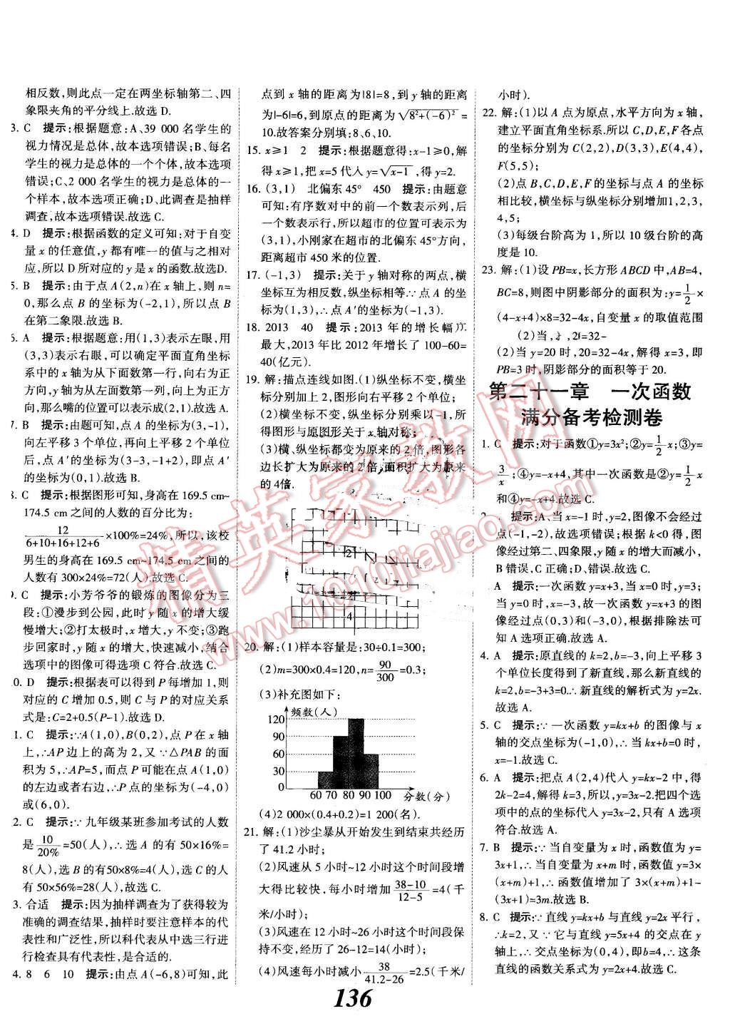 2016年全优课堂考点集训与满分备考八年级数学下册冀教版 第32页