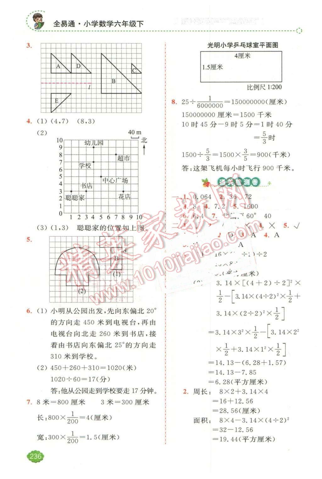 2016年全易通小學(xué)數(shù)學(xué)六年級(jí)下冊(cè)人教版 第17頁