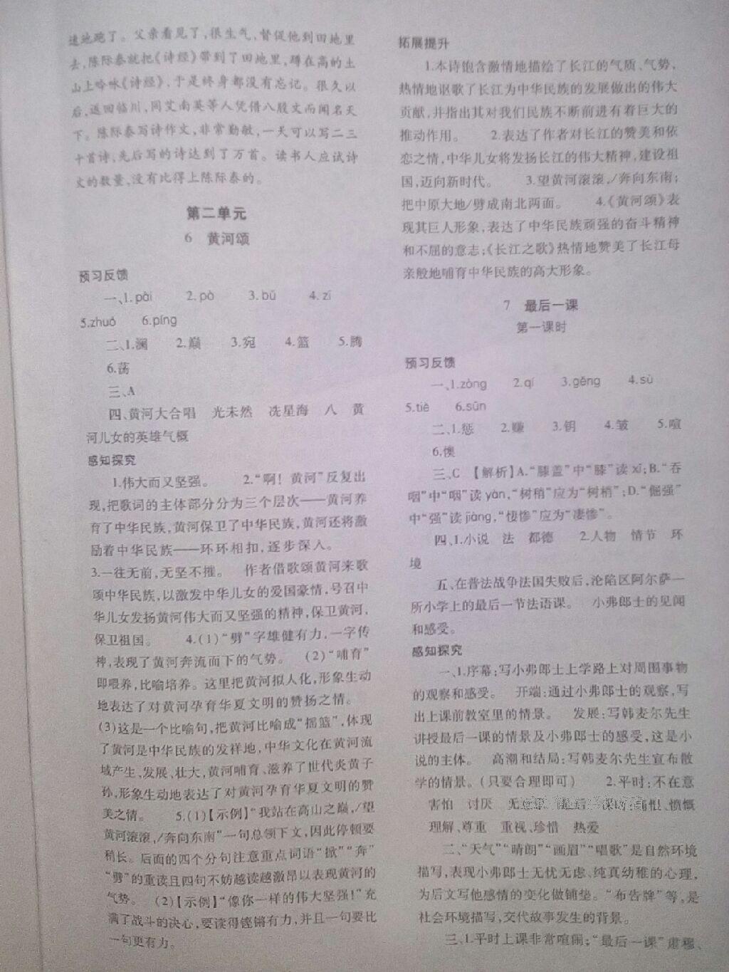 2015年基礎(chǔ)訓練七年級語文下冊人教版僅限河南省使用大象出版社 第15頁