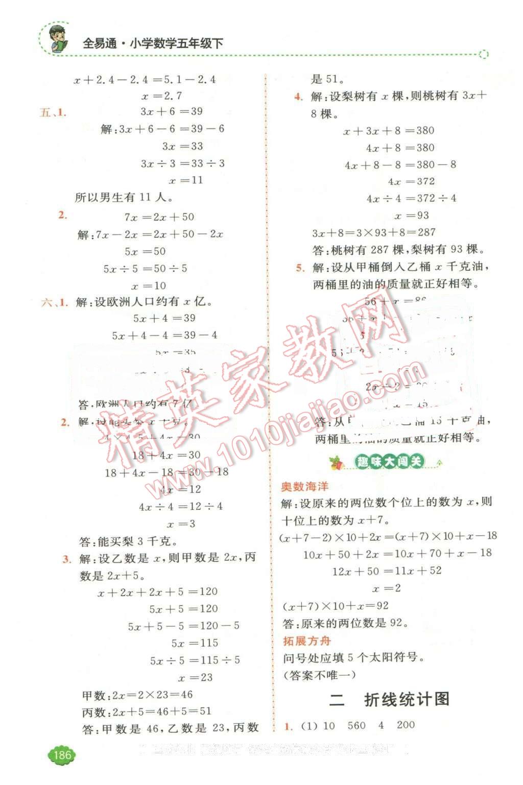 2016年全易通小學(xué)數(shù)學(xué)五年級下冊蘇教版 第4頁