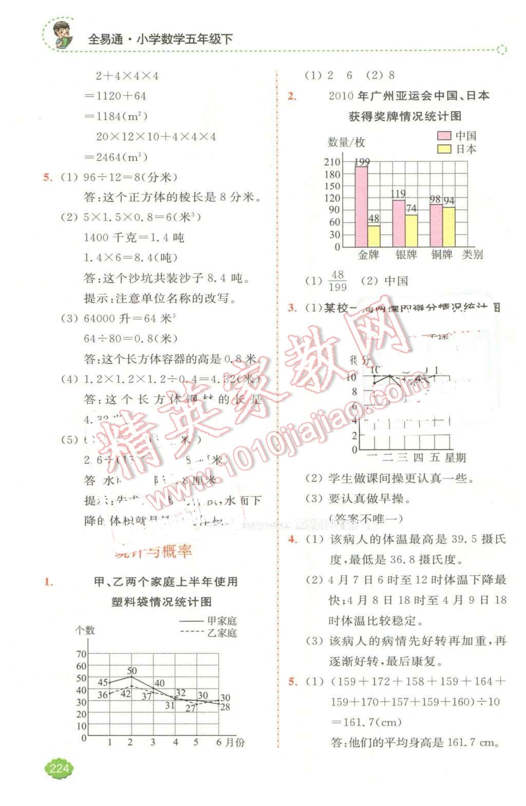 2016年全易通小學數(shù)學五年級下冊北師大版 第23頁