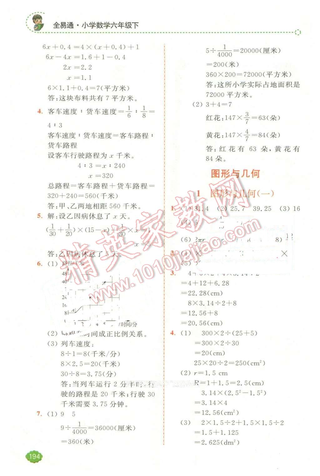 2016年全易通小學(xué)數(shù)學(xué)六年級(jí)下冊(cè)蘇教版 第13頁