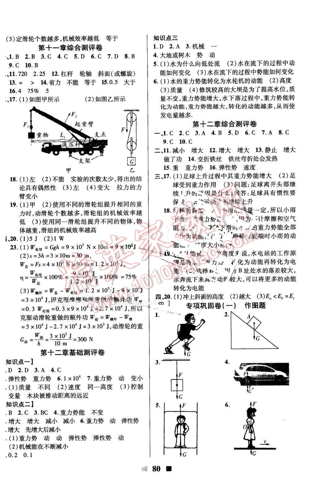 2016年優(yōu)加全能大考卷八年級物理下冊教科版 第4頁